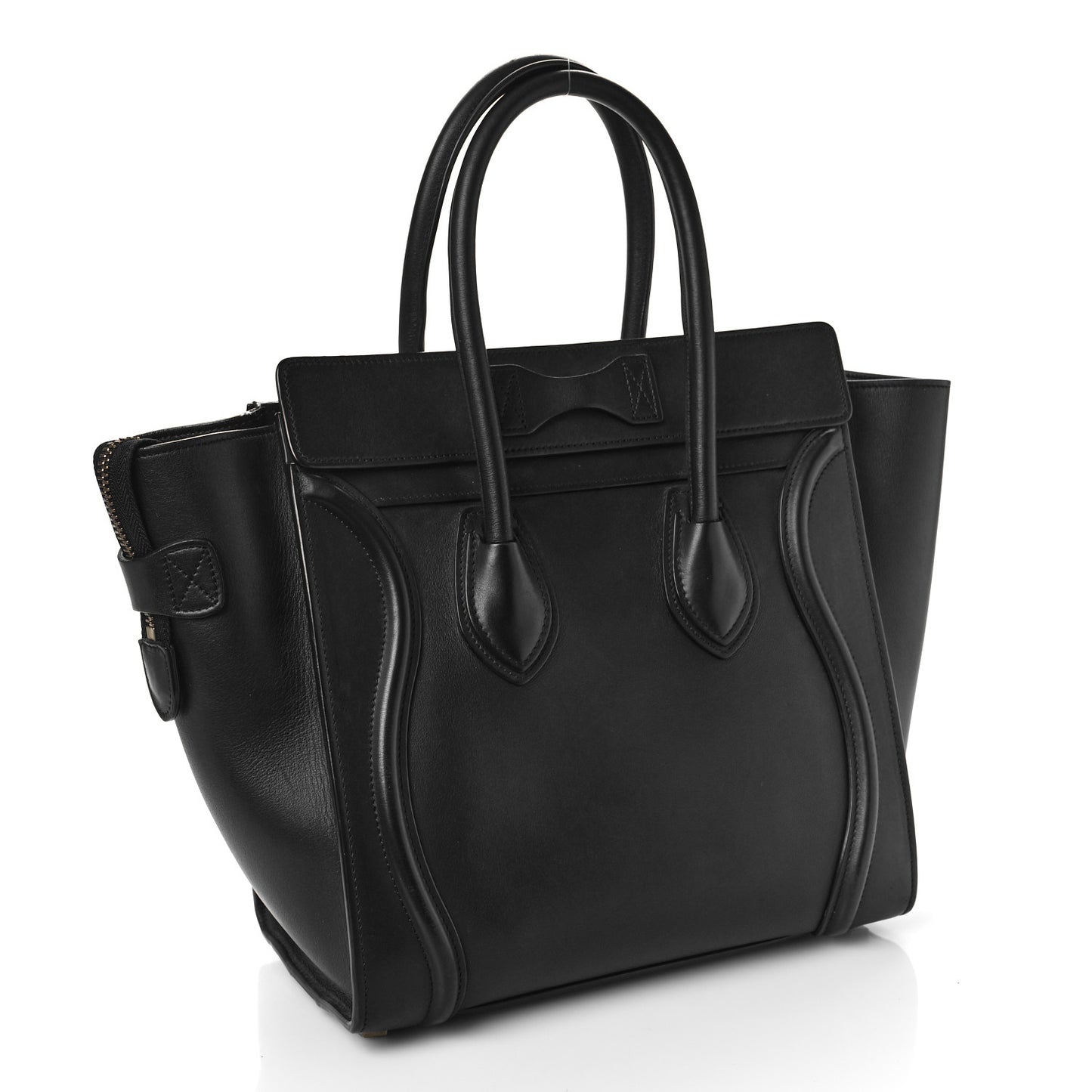 Smooth Calfskin Micro Luggage Black