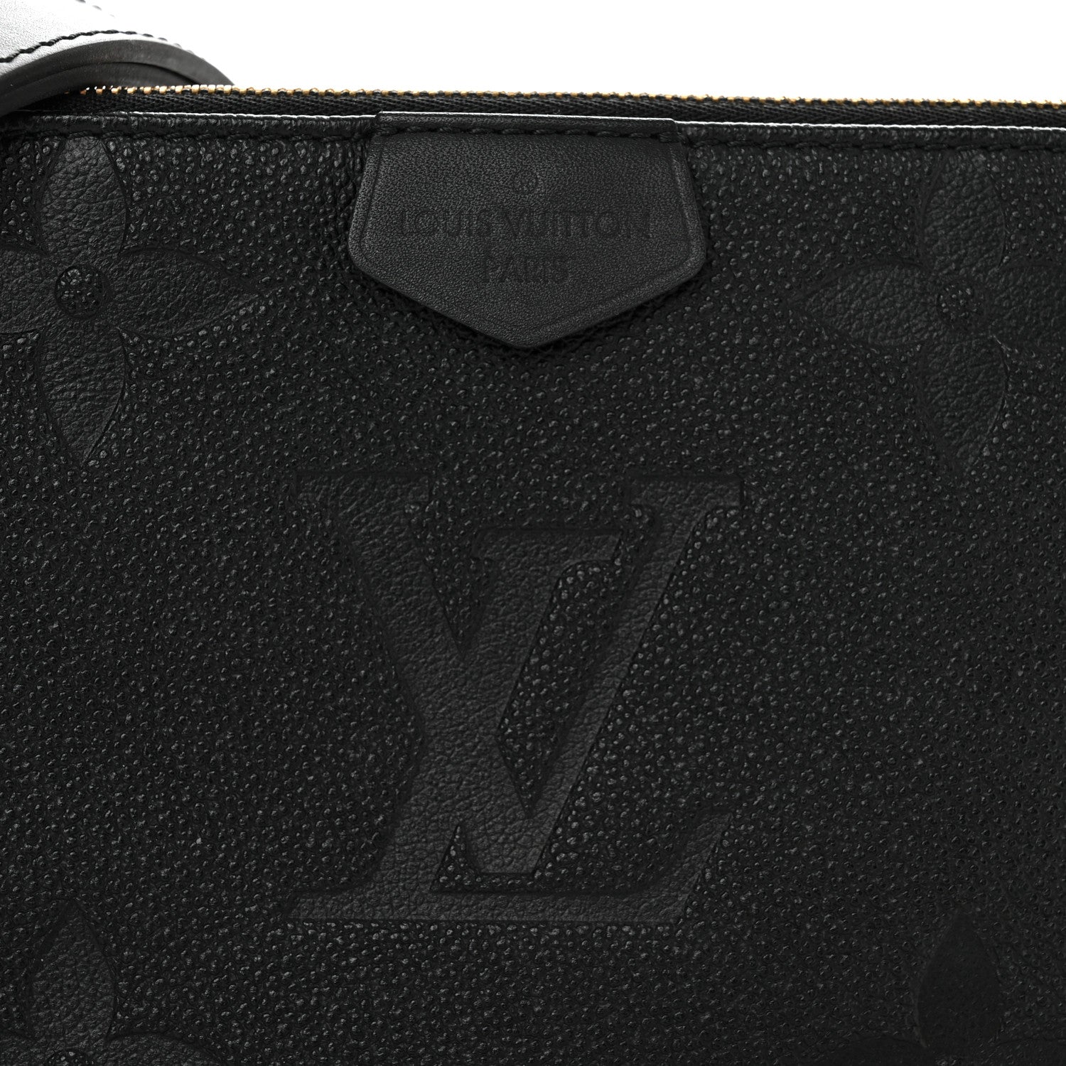 Louis Vuitton Empreinte Monogram Giant Multi Pochette Accessories Large Pochette Black 7 of 9