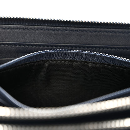 Gucci Microguccissima Zip Around Top Handle Travel Wallet Navy 13 of 14