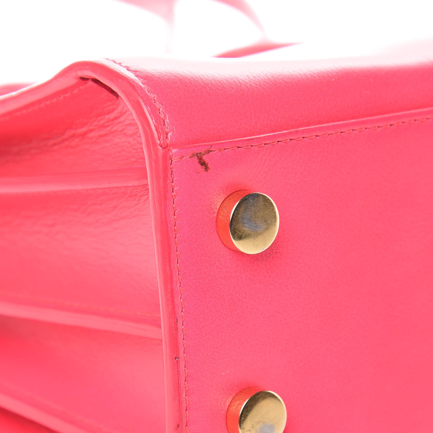 Saint Laurent Calfskin Nano Sac De Jour Fluo Pink 13 of 16