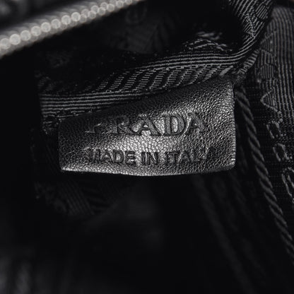 Prada Nappa Drapes Shoulder Bag Nero Black 7 of 9