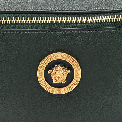 Versace Grained Calfskin Vanitas Medea Belt Bag Green 7 of 9