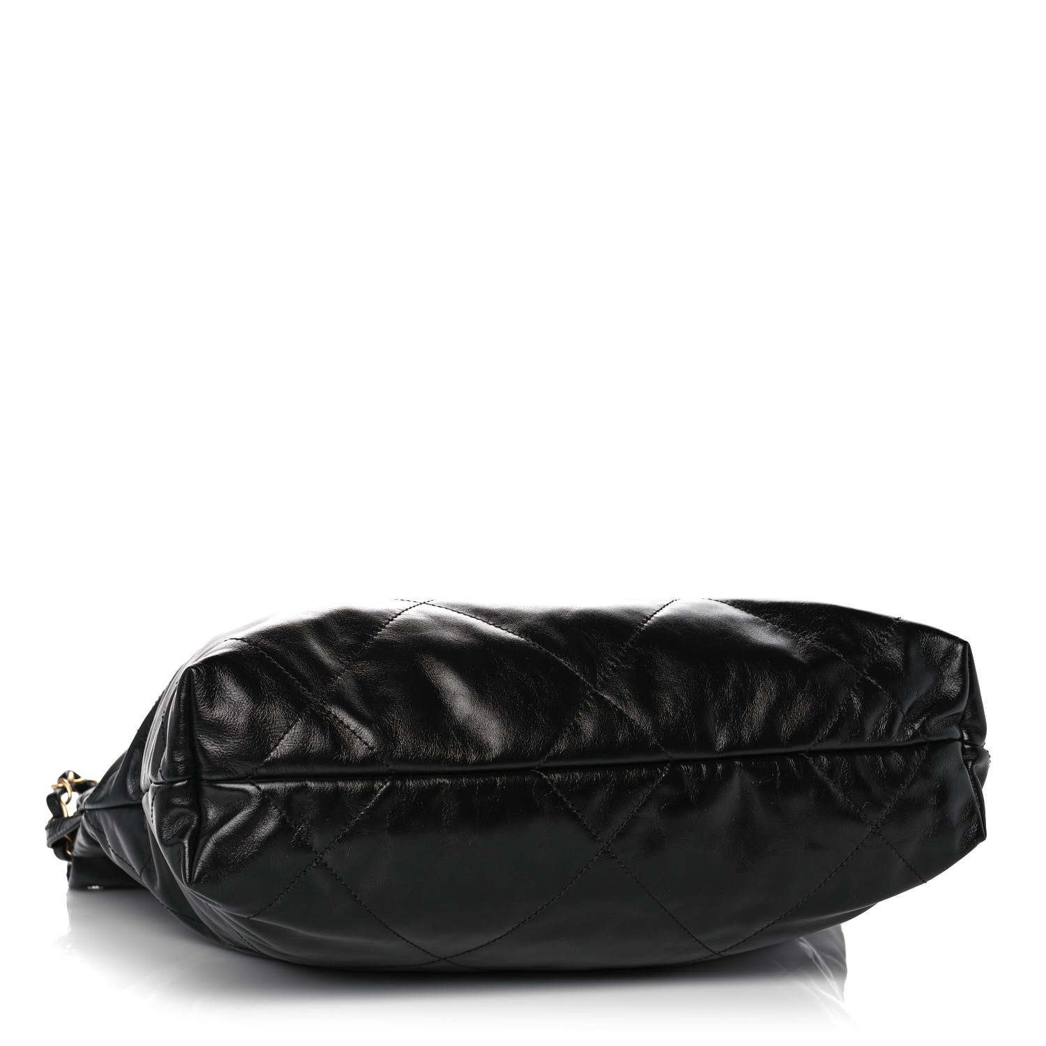 Chanel Shiny Calfskin Quilted Small Chanel 22 Black 5 of 12