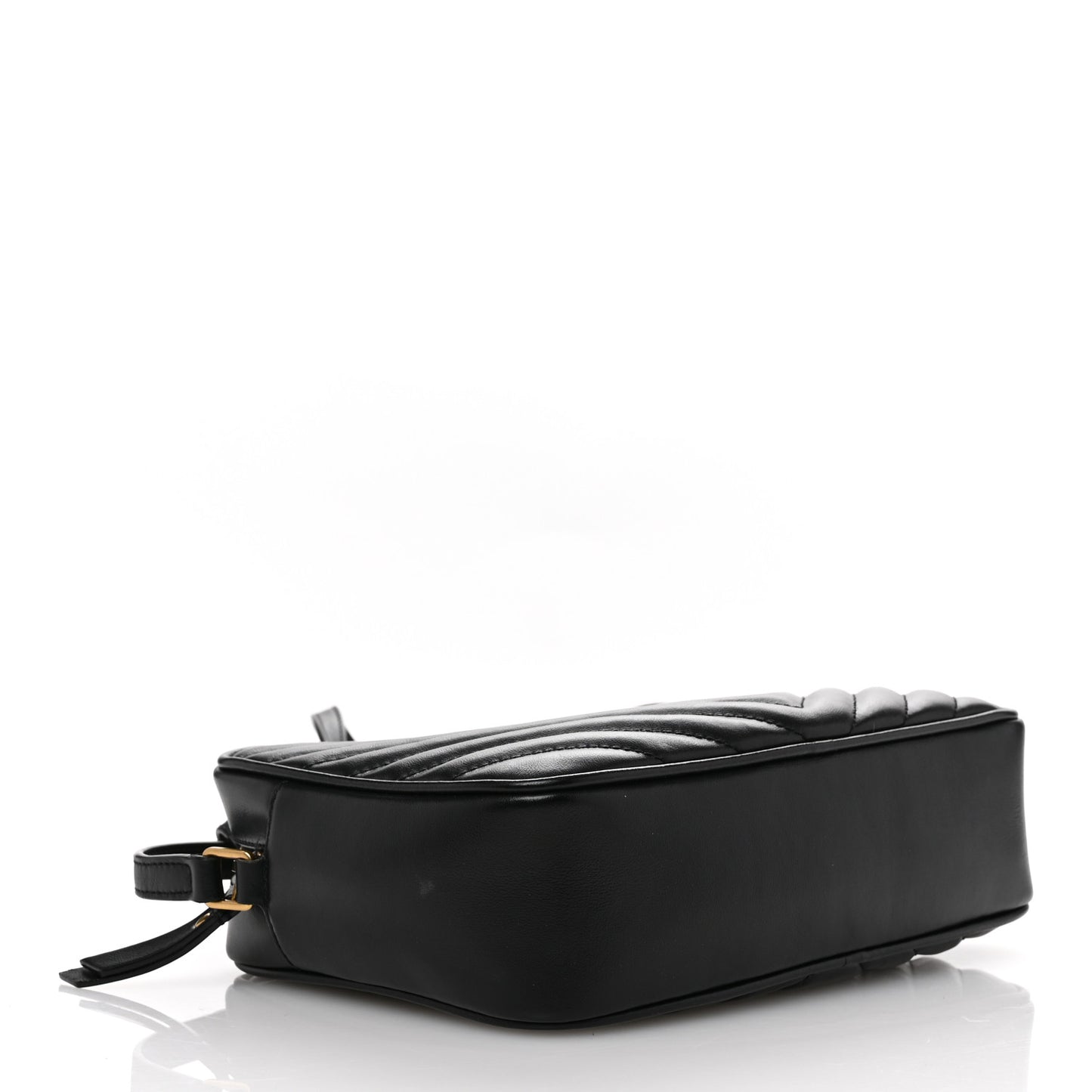 Calfskin Matelasse Monogram Lou Camera Bag Black