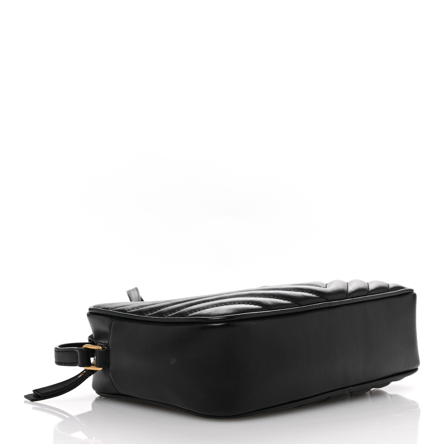 Saint Laurent Calfskin Matelasse Monogram Lou Camera Bag Black 4 of 10