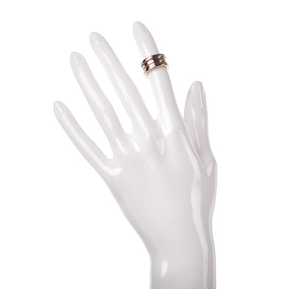 Bulgari 18K Rose Gold B.Zero1 Three-Band Ring 45 3.25 2 of 5
