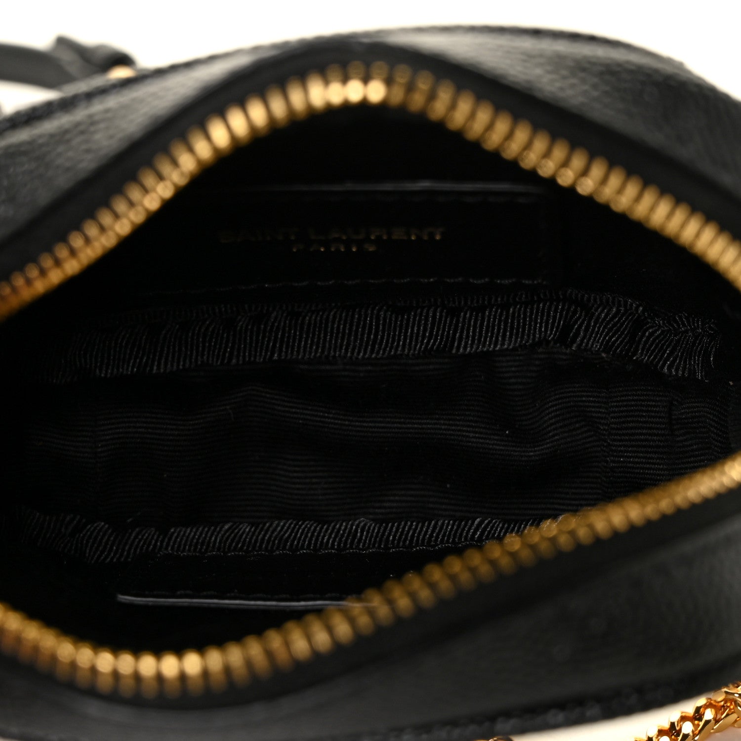 Saint Laurent Grain De Poudre Matelasse Monogram Baby Lou Camera Bag Black 5 of 9