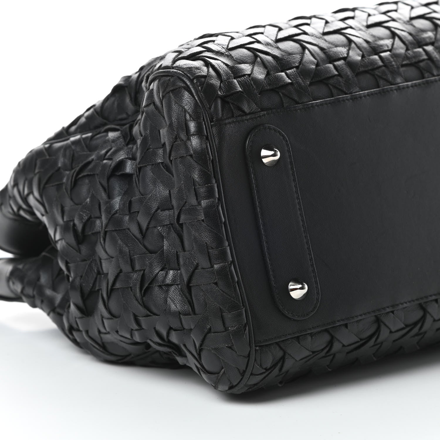 Christian Dior Lambskin Woven Lady Dior Avenue Tote Black 9 of 12