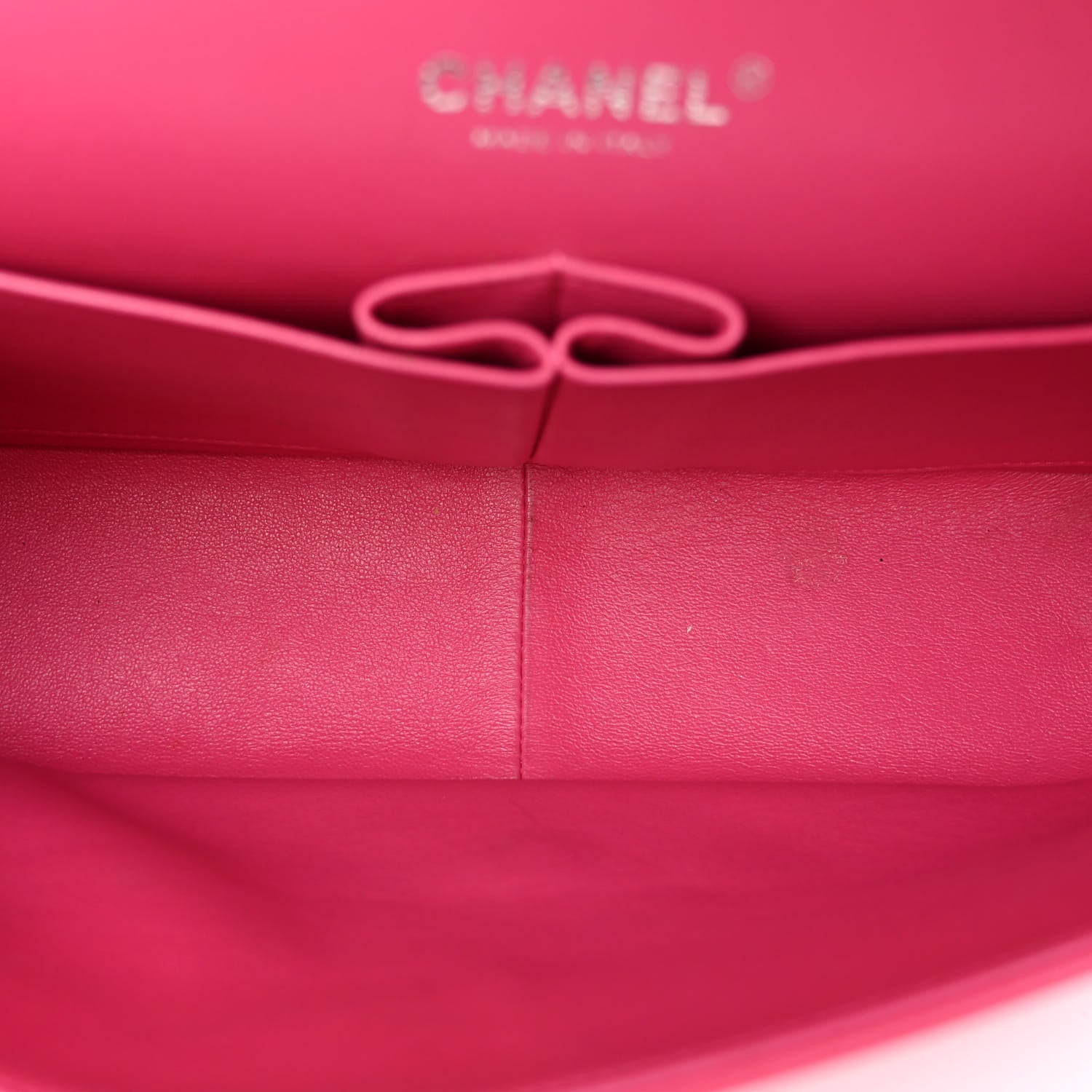 Chanel Lambskin Quilted Jumbo Double Flap Dark Pink 5 of 14