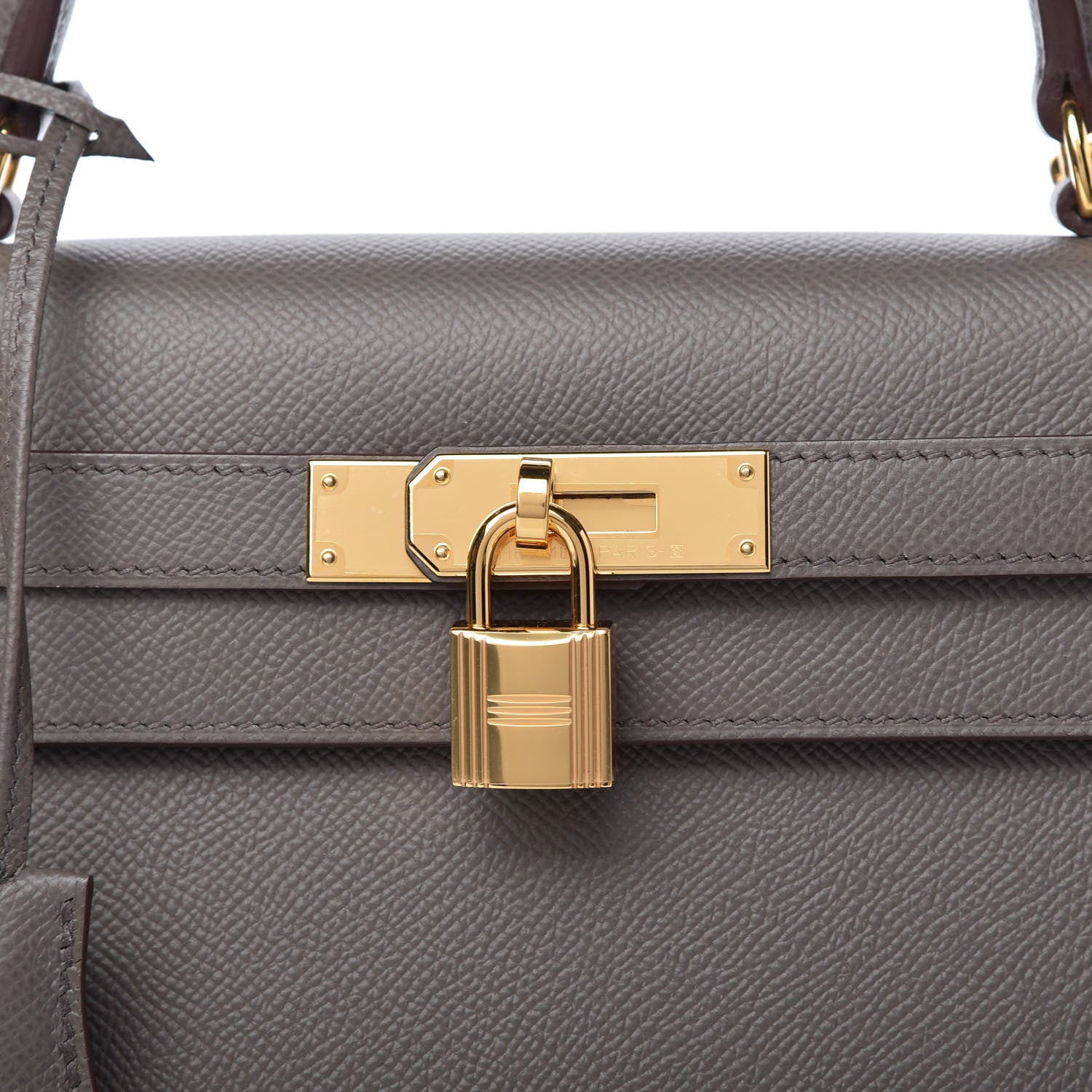 Hermes Epsom Kelly Sellier 28 Etain 10 of 11