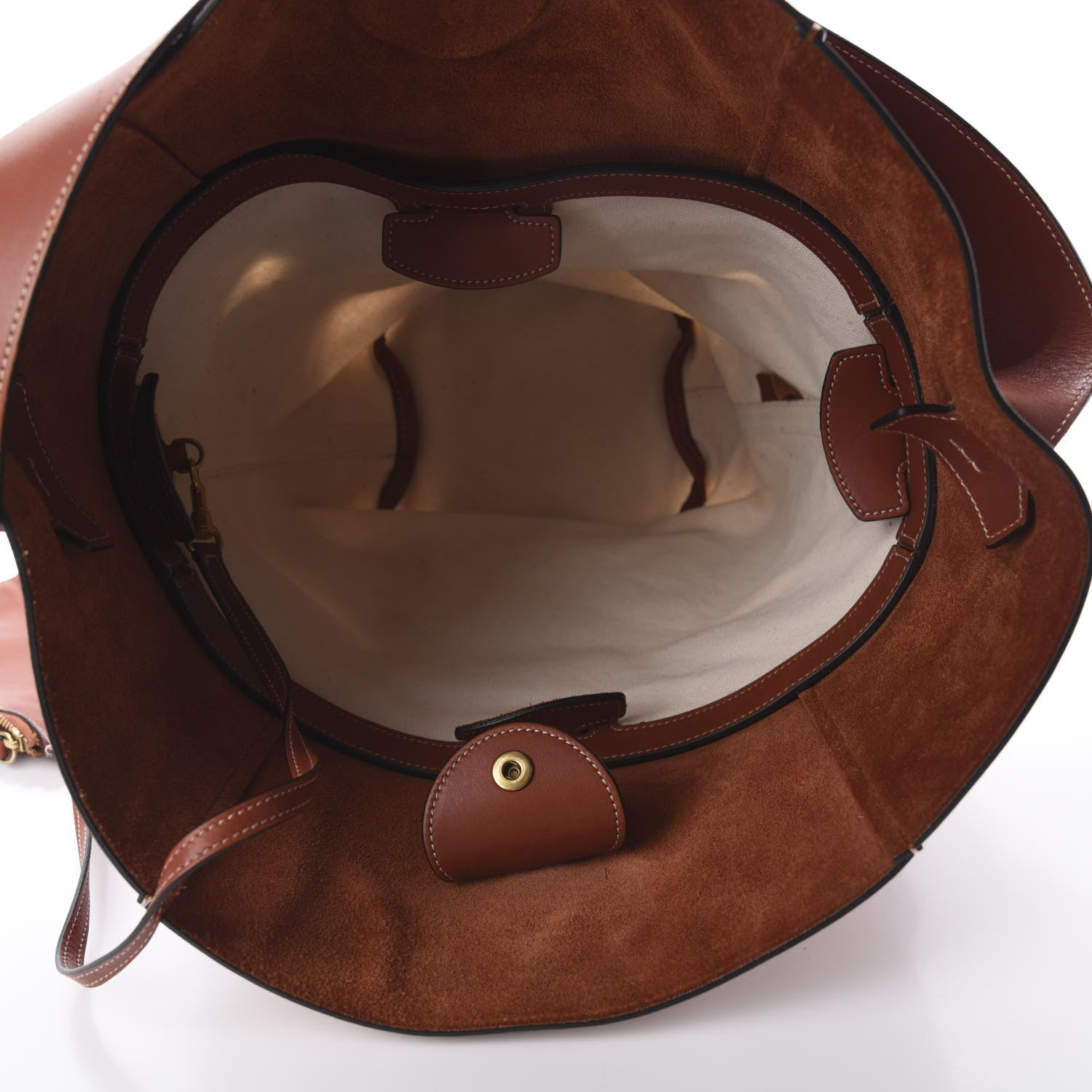 Celine Natural Calfskin Large Holdall Shoulder Bag Brick 5 of 10