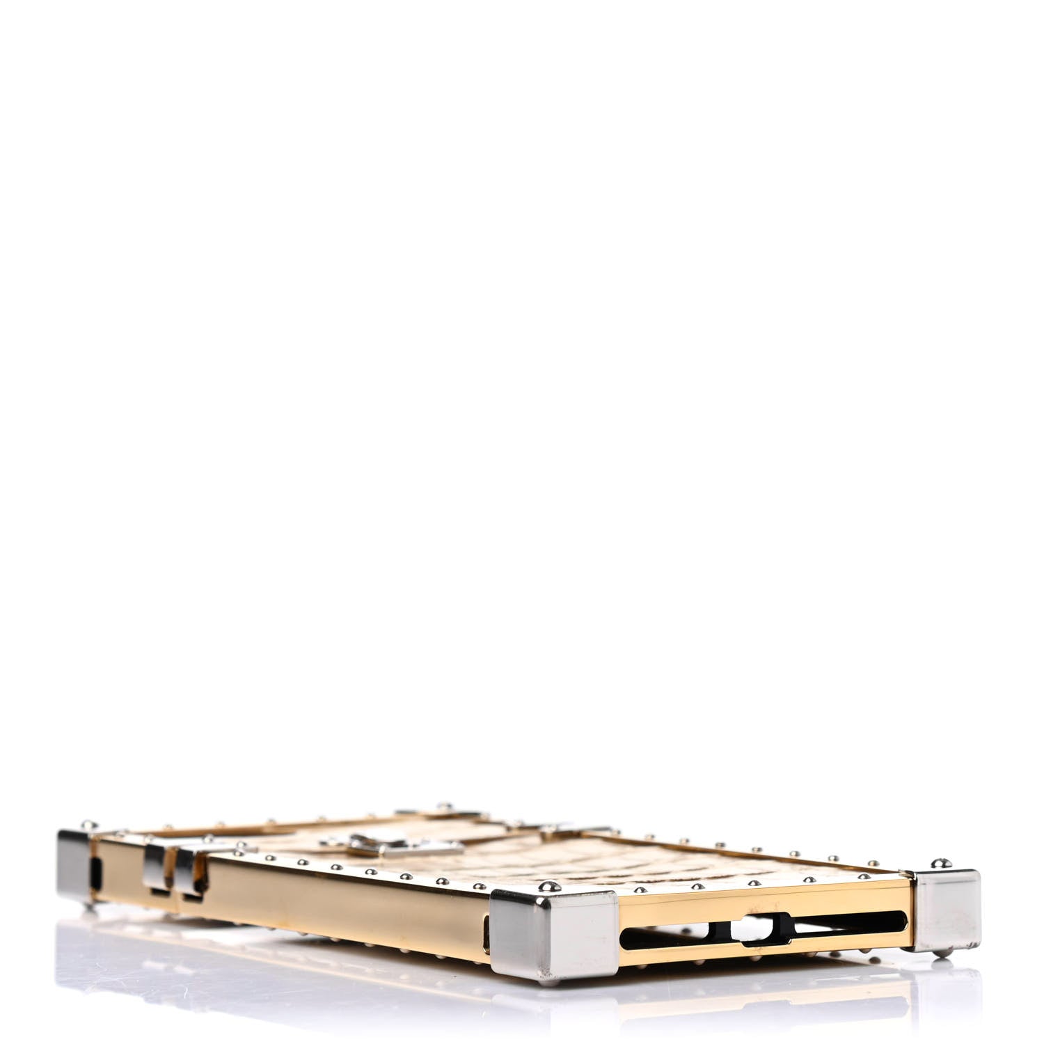 Louis Vuitton Crocodile Eye-Trunk iPhone 7 Plus Case Gold 831281