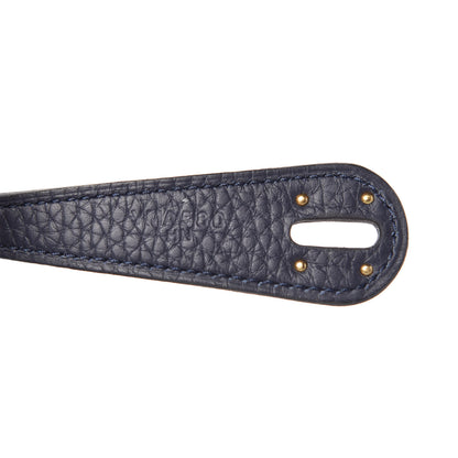 Hermes Taurillon Clemence Lindy 26 Bleu Nuit 9 of 10