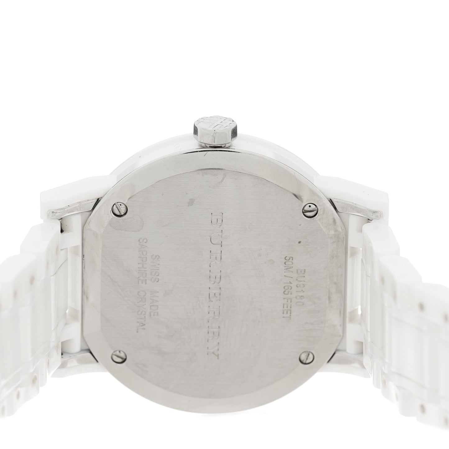 Stainless Steel Ceramic 34mm Quartz Watch White BU9180