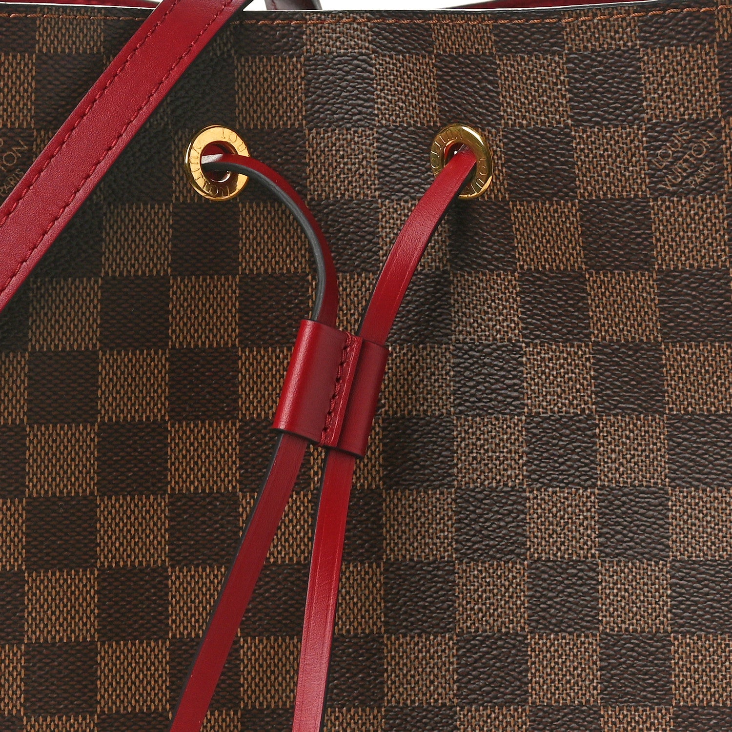Louis Vuitton Damier Ebene Neonoe MM Cherry Berry 7 of 10