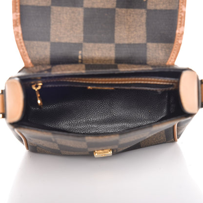 Fendi Coated Canvas Checkered Crossbody Bag Tobacco Tan 5 of 14