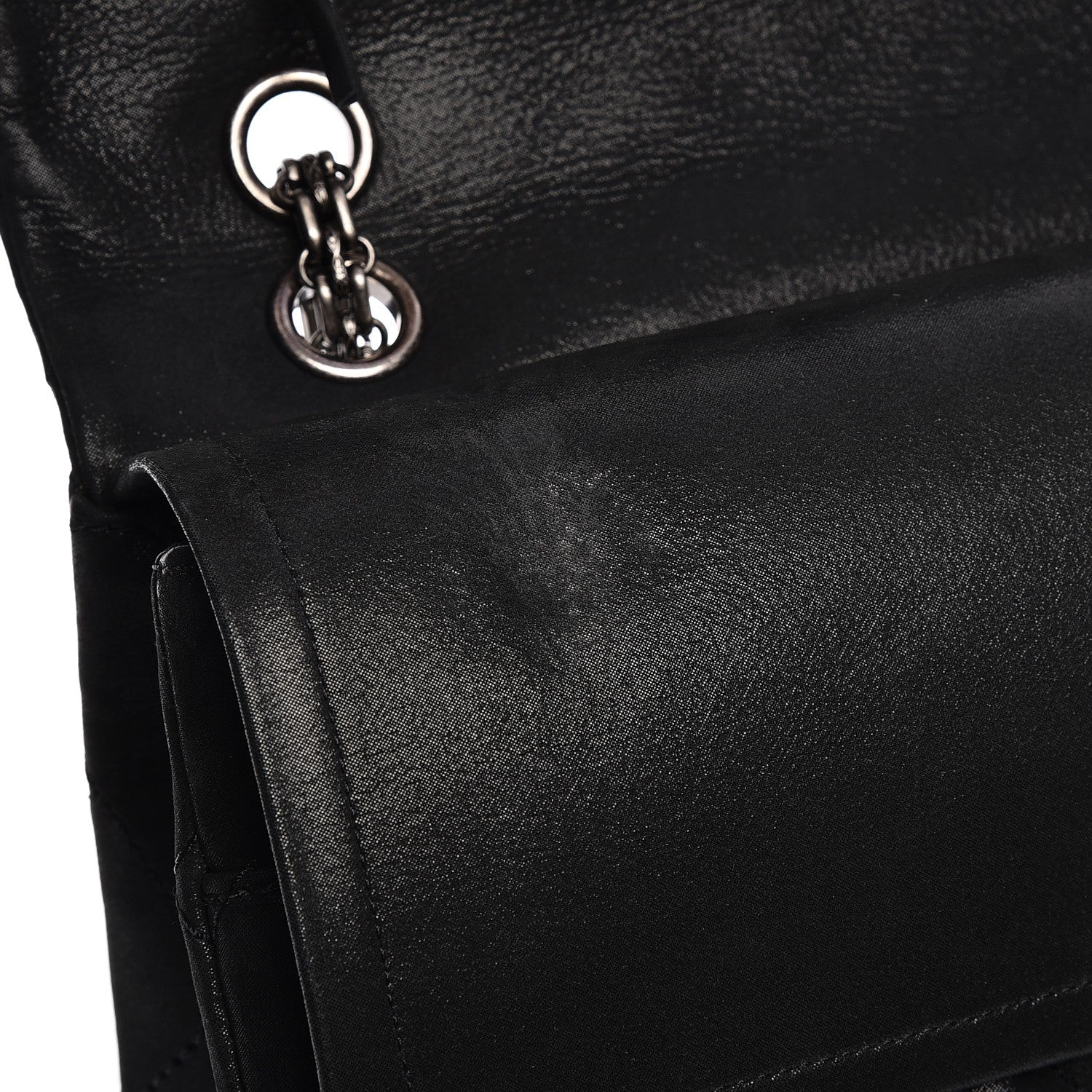 Chanel Iridescent Calfskin Quilted 2.55 Reissue 227 Flap Black 8 of 12