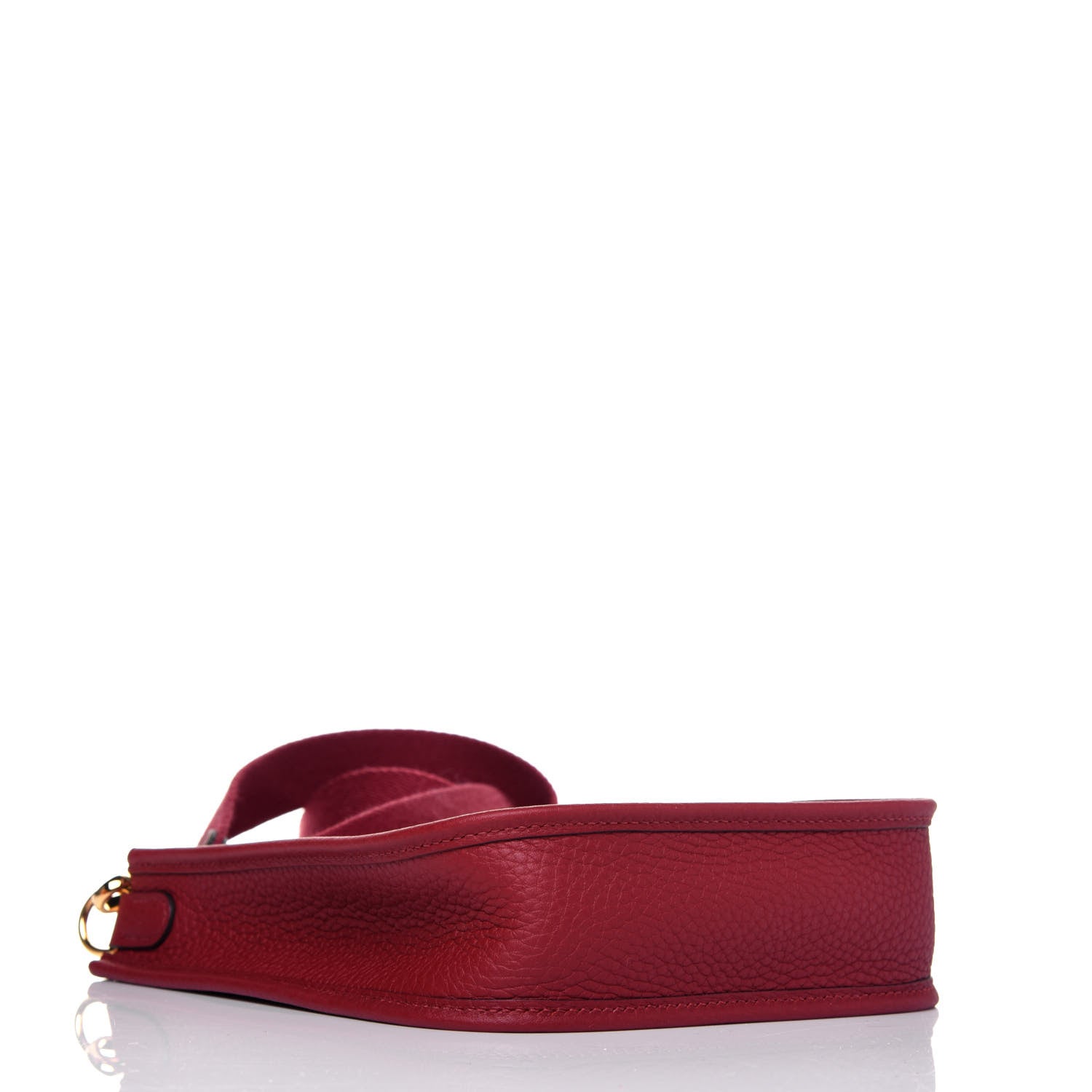 Hermes Taurillon Clemence Evelyne TPM Rouge Grenat 4 of 9