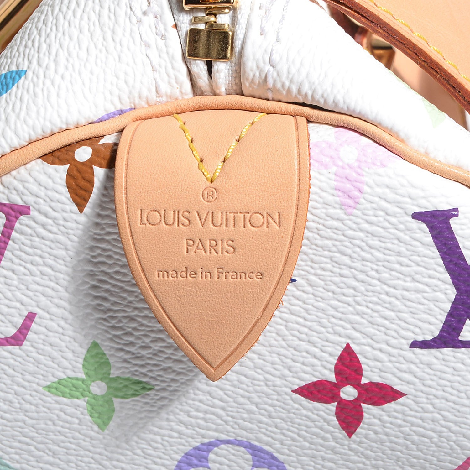 Louis Vuitton Monogram Multicolor Speedy 30 White 7 of 8