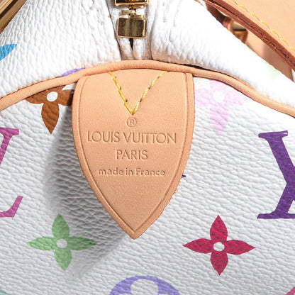 Louis Vuitton Monogram Multicolor Speedy 30 White 7 of 8