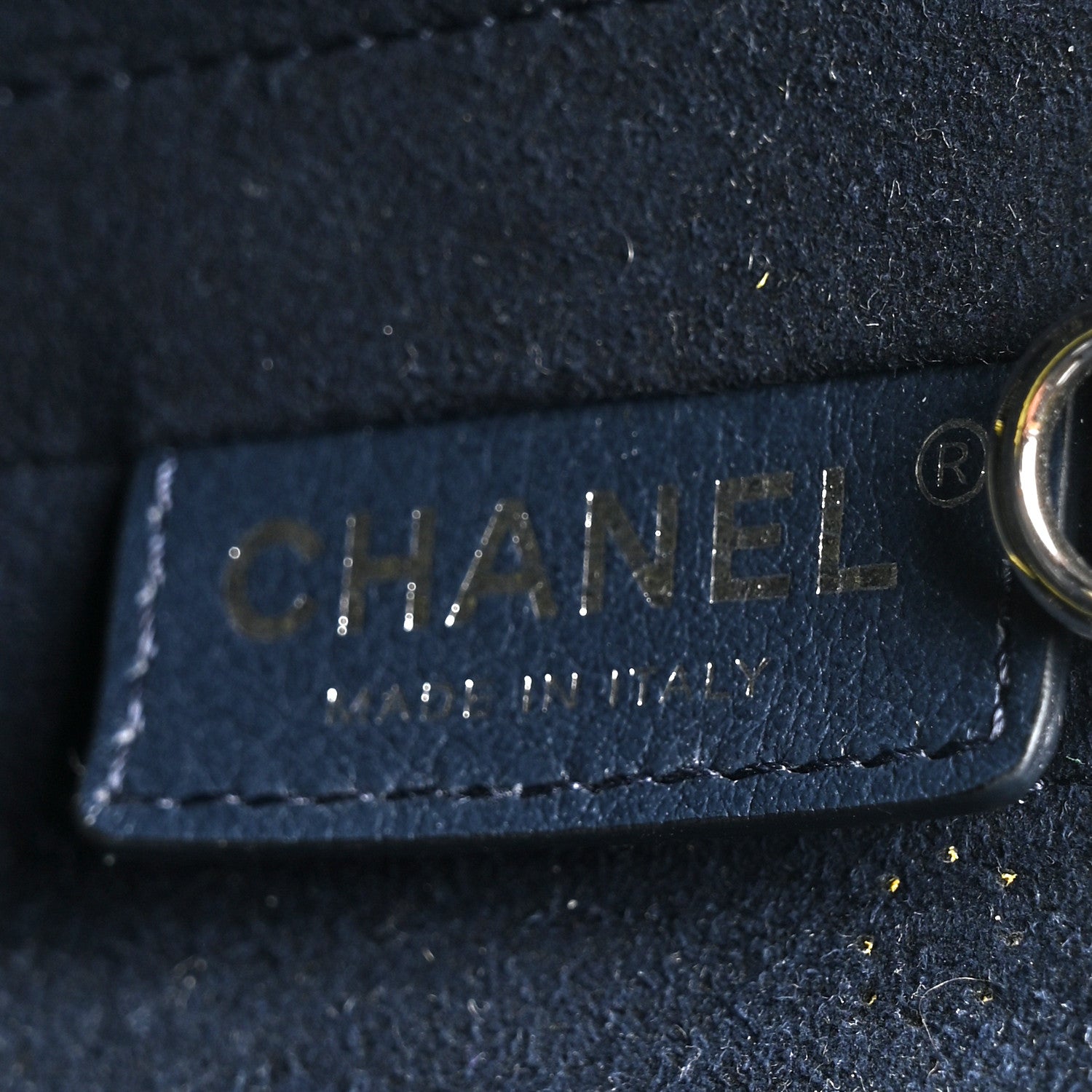 Chanel Calfskin Small Logo Eyelets Shopping Tote Yellow 5 of 15