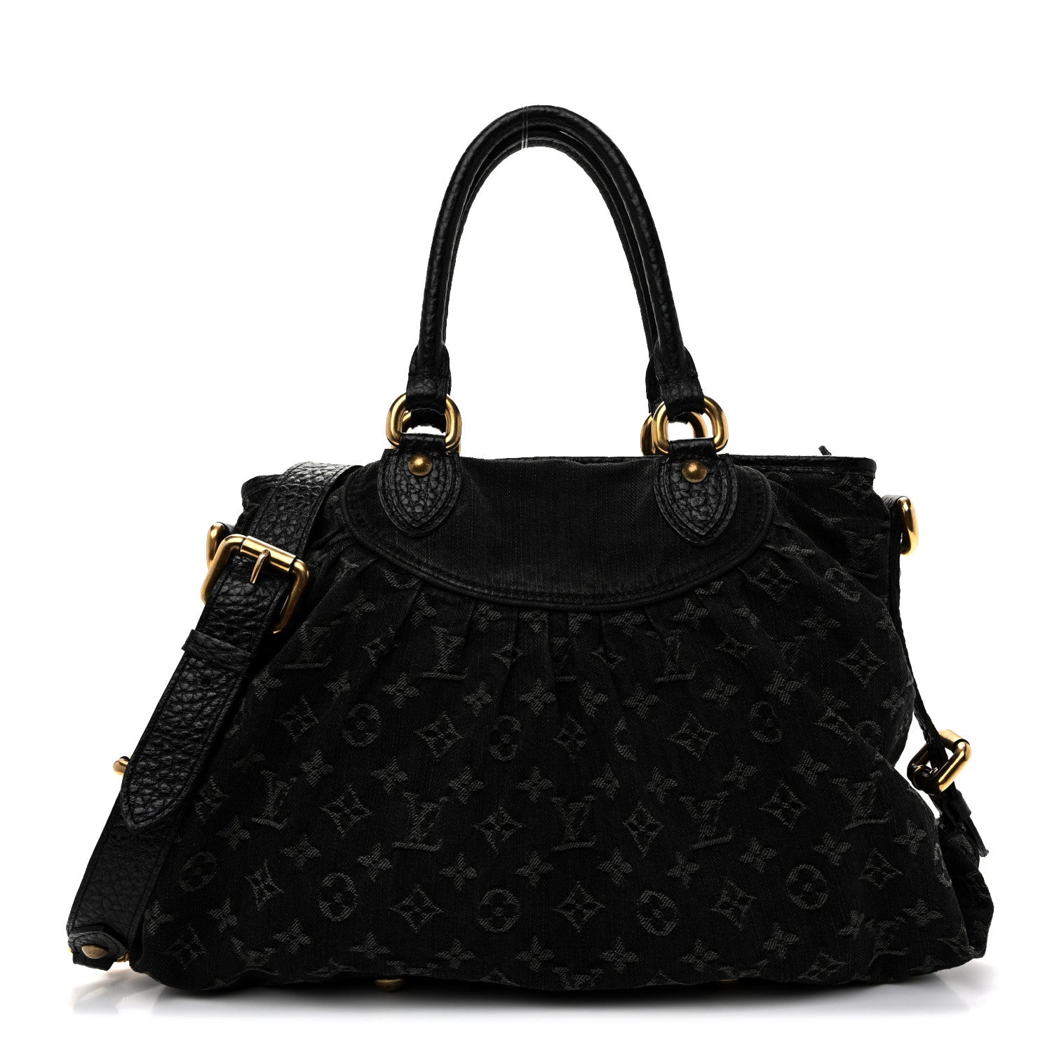 Louis Vuitton Denim Neo Cabby MM Black 1 of 11