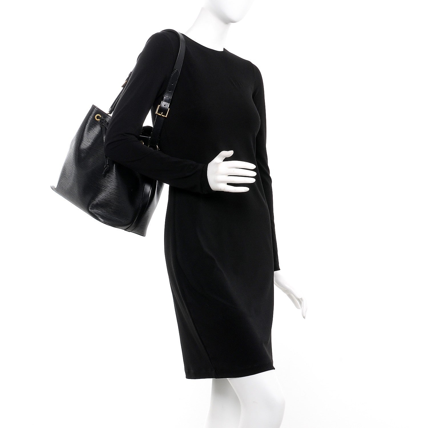 Louis Vuitton Epi Petit Noe Black 2 of 15