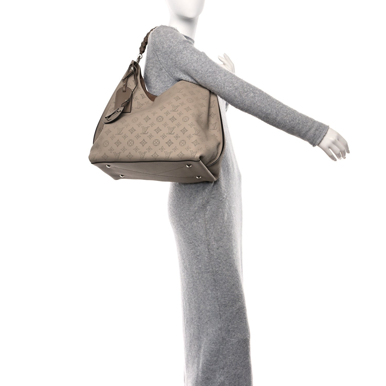 Louis Vuitton Mahina Carmel Hobo Galet 2 of 9