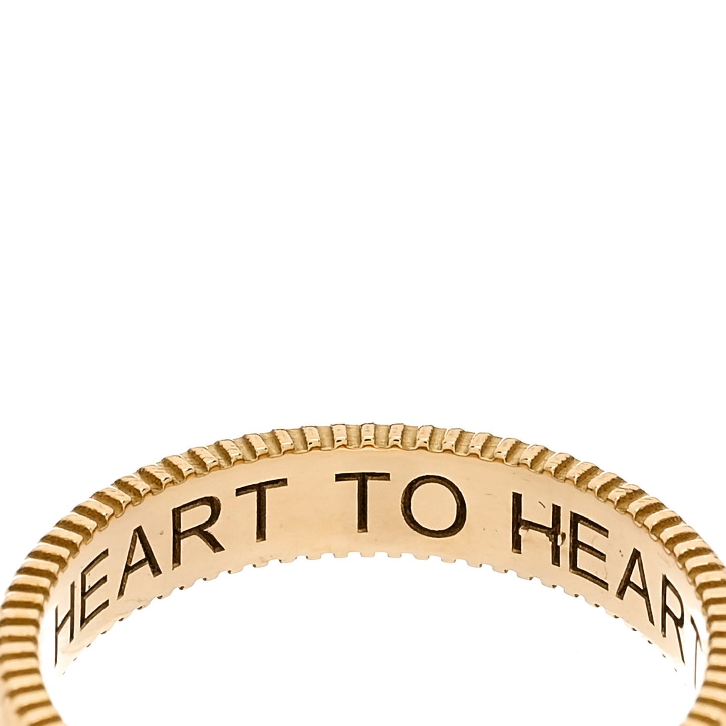 18K Yellow Gold Cor Ad Cor Edge Ring 53 6.5