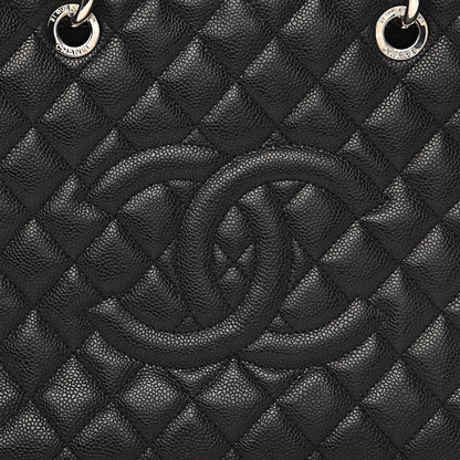 Chanel Caviar Quilted Grand Shopping Tote GST Black 10 of 10