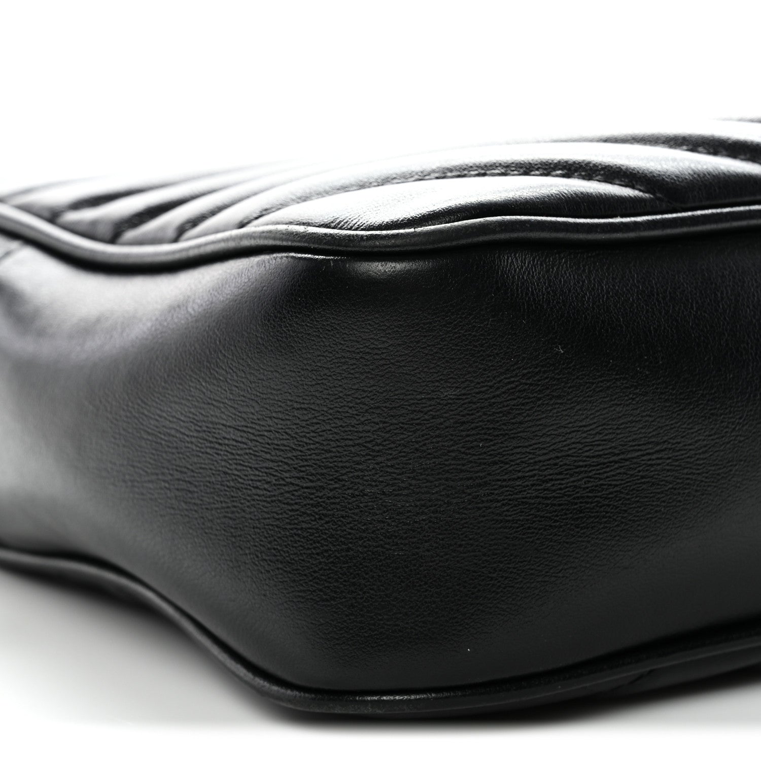 Saint Laurent Calfskin Matelasse Monogram Lou Camera Bag Black 9 of 13