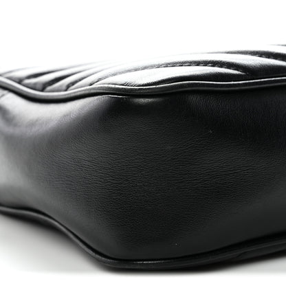 Saint Laurent Calfskin Matelasse Monogram Lou Camera Bag Black 9 of 13