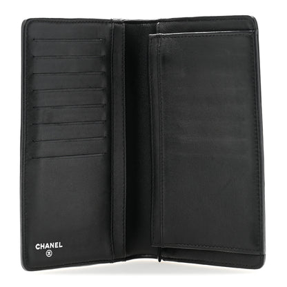 Chanel Lambskin Quilted Boy Yen Wallet Black 5 of 10