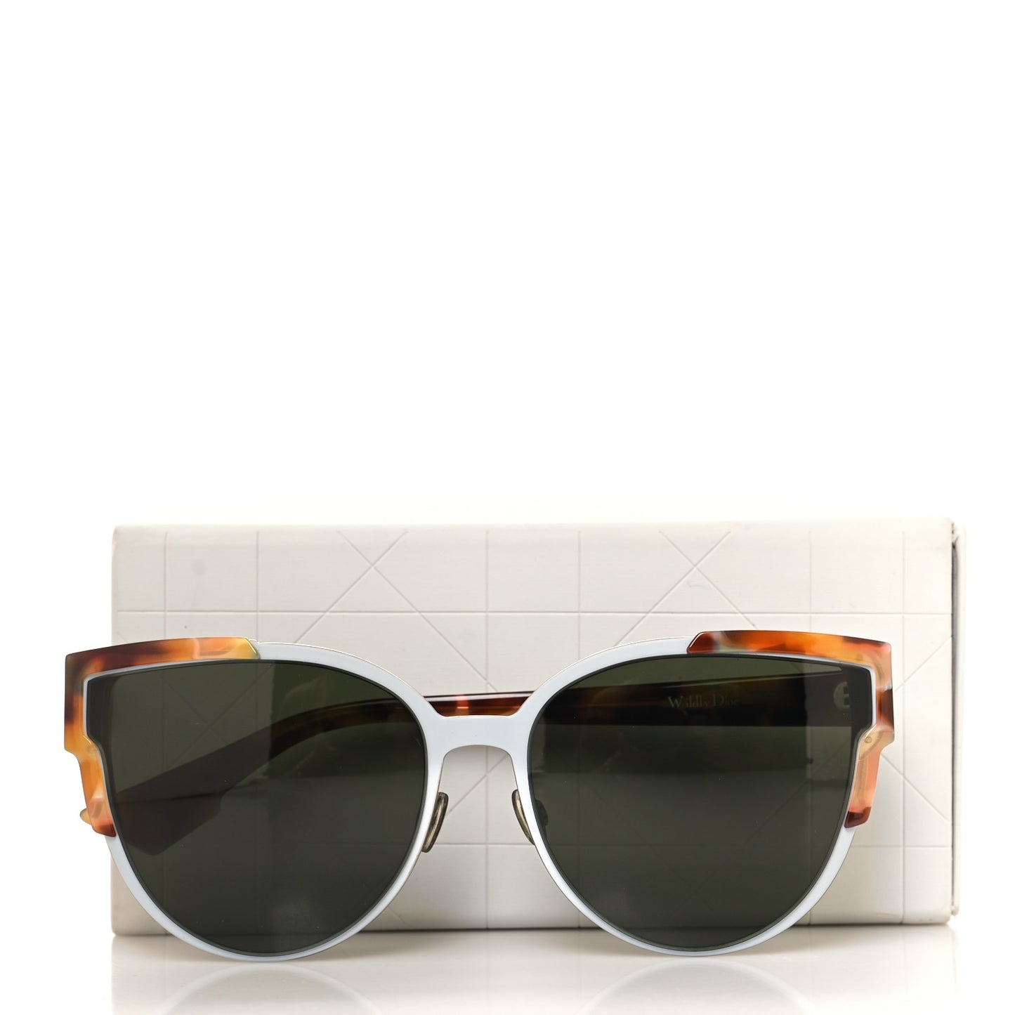 Metal Acetate WildlyDior Sunglasses Light Blue Tortoise