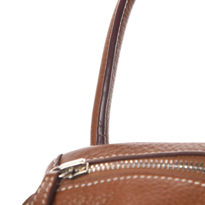 Hermes Taurillon Clemence Lindy 30 Gold 9 of 14