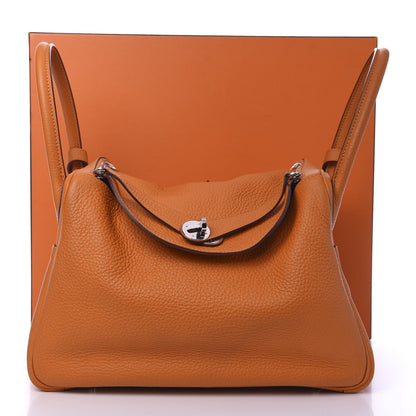 Hermes Taurillon Clemence Lindy 30 Abricot 13 of 13