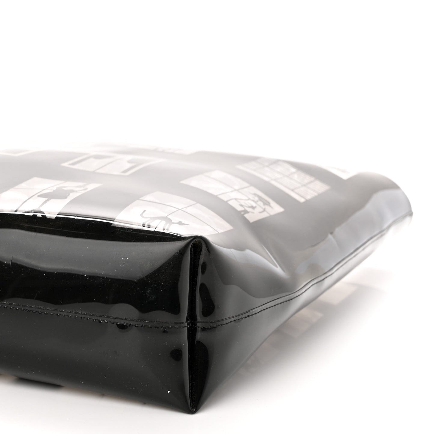 Vinyl Coco Window Tote Black