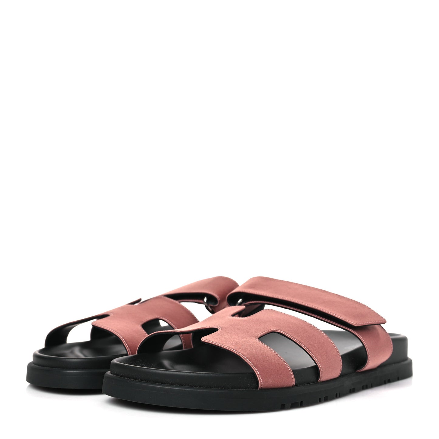 Satin Womens Chypre Sandals 38 Bois De Rose
