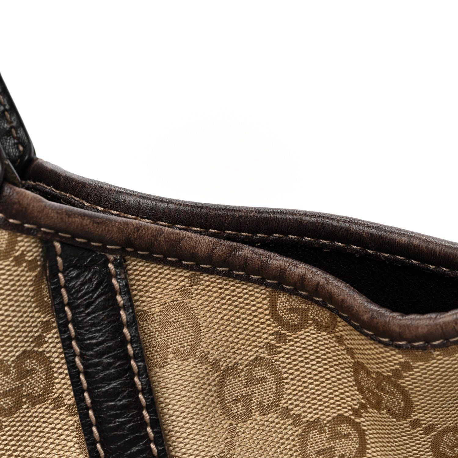 Gucci Monogram Large Horsebit 85th Anniversary Hobo Dark Brown 12 of 15