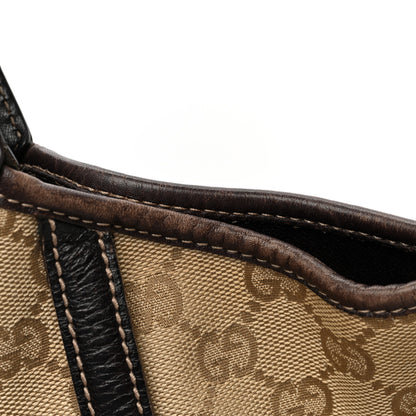 Gucci Monogram Large Horsebit 85th Anniversary Hobo Dark Brown 12 of 15