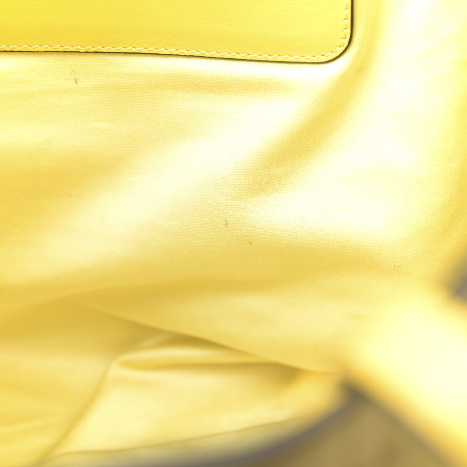 Miu Miu Vitello Soft Calf Tote Yellow 9 of 12