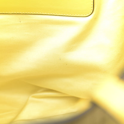 Miu Miu Vitello Soft Calf Tote Yellow 9 of 12