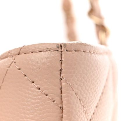 Chanel Caviar Quilted Large Classic Shopping Tote Light Beige 11 of 12