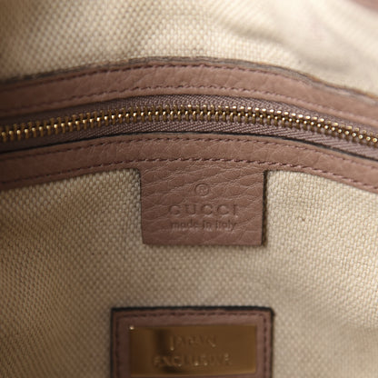 Gucci Pebbled Calfskin Small Soho Shoulder Bag Light Pink 9 of 19