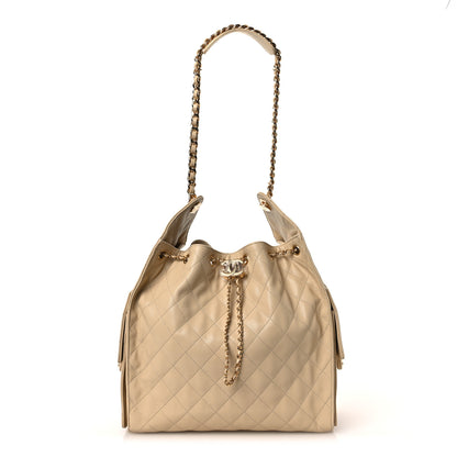 Chanel Caviar Quilted Medium Chanel 25 Handbag Beige 1 of 14