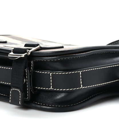 Burberry E-Canvas Giant Check Rider Crossbody Dark Cranberry 8 of 8