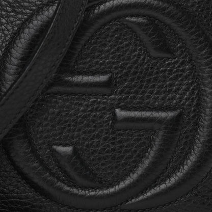 Gucci Pebbled Calfskin Small Soho Disco Bag Black 9 of 17