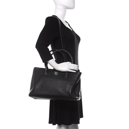 Chanel Deerskin Cerf Executive Shopper Tote Black 2 of 10