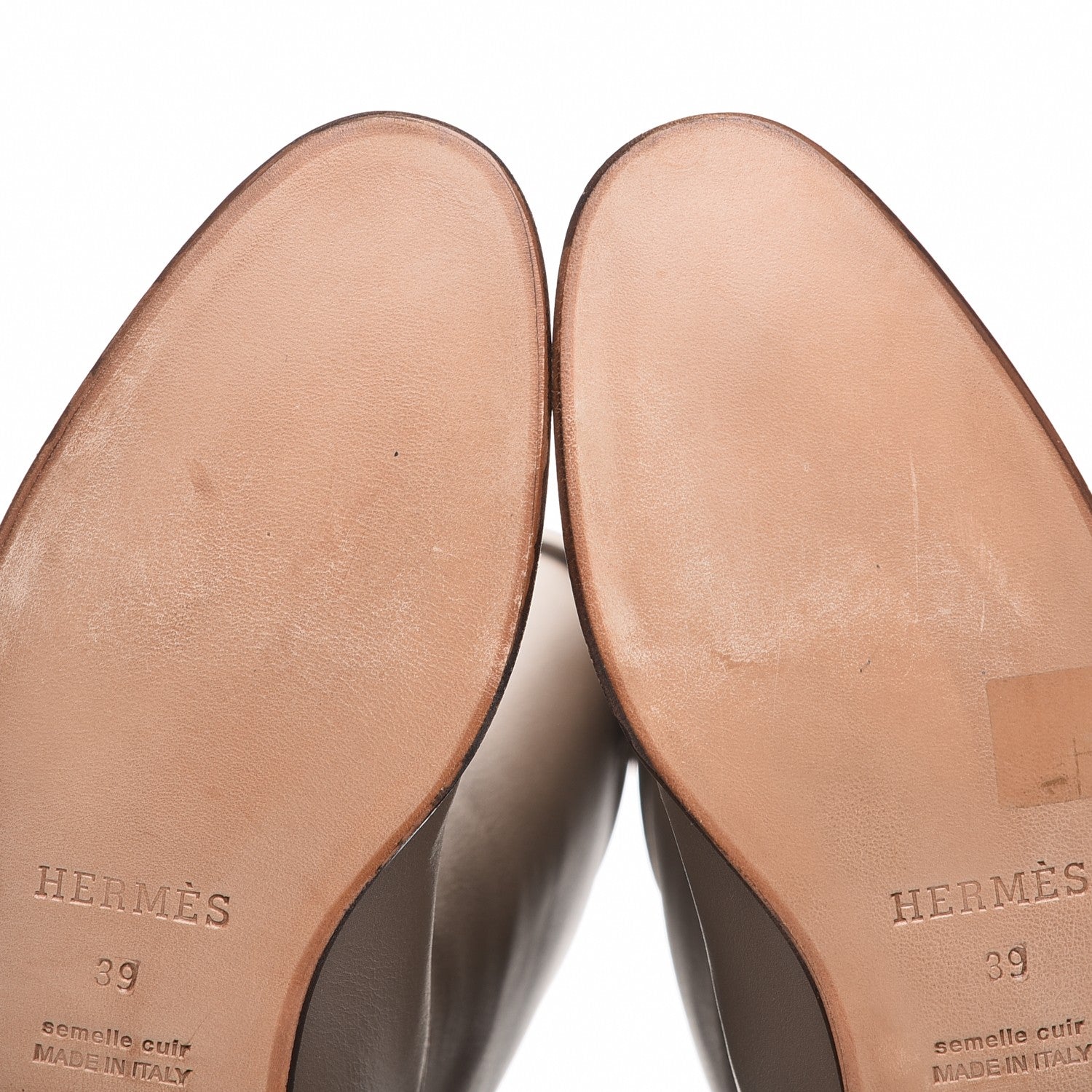 Hermes Swift Kelly Jumping Boots 39 Etoupe 8 of 10
