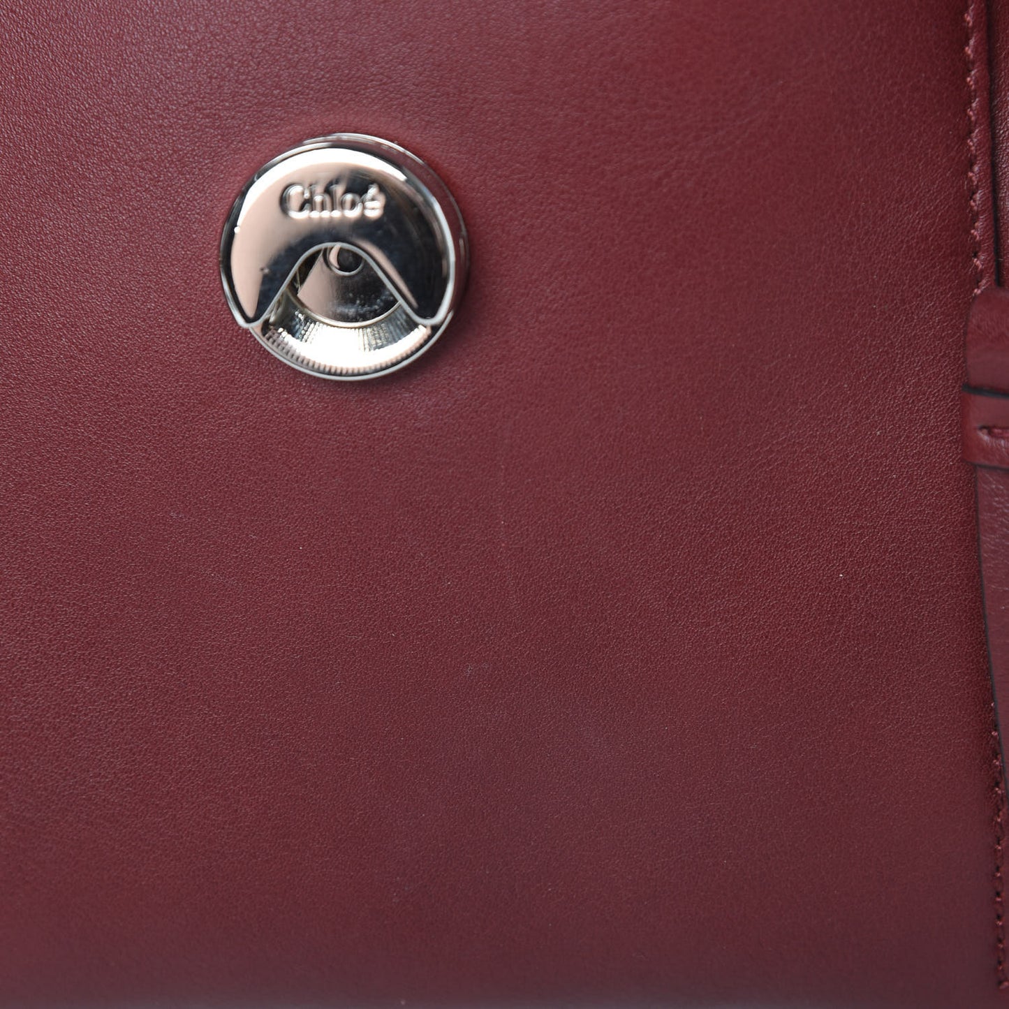 Calfskin Small Faye Day Shoulder Bag Sienna Red